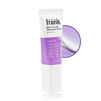 Excuse My Frank Bakuchiol Age Defense Eye Cream Correction for Puffy Eye Bags Fine Lines Dark Circles Wrinkles, Korean Skin Care
