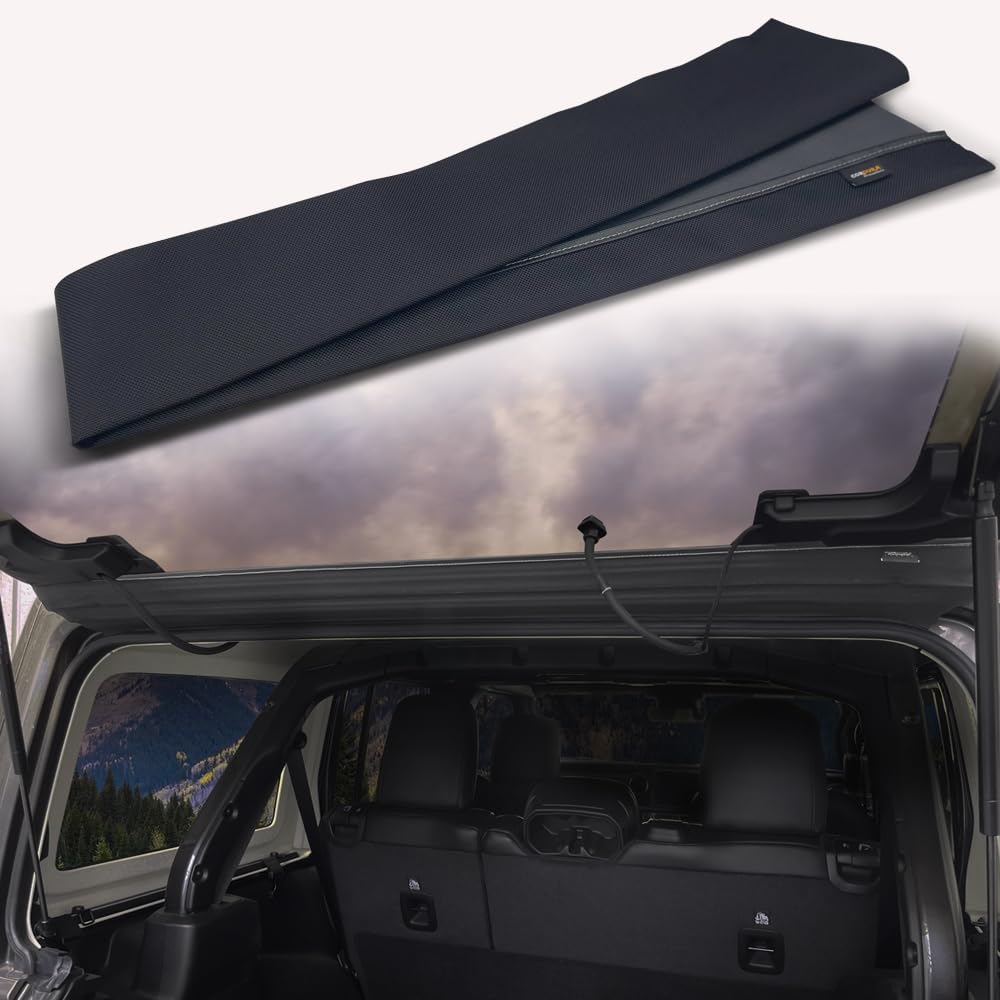 AZUTO Rear Window Trench Hood　for Jeep Wrangler JL 2018-2024 Wrangler Accessories MHG-045