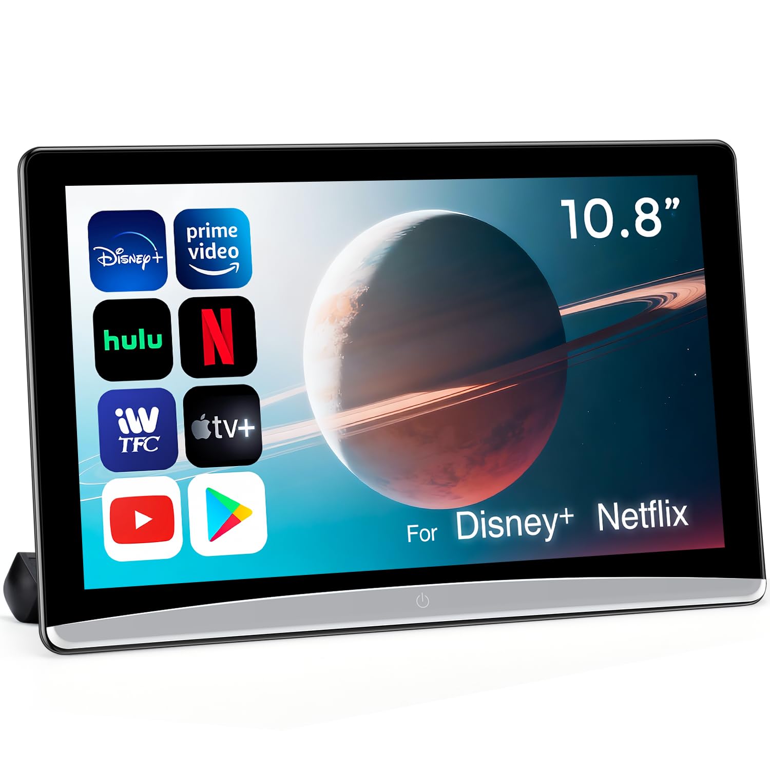 10.8" Android Car TV Headrest Monitor for Back Seat,Portable Rear Entertainment System Support Phone Wireless Mirroring 5G WiFi/HDMI/USB/Sync