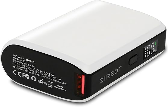 Battery Pack for USB Heated Blanket Heated Vest & USB Portable Heating Pad with High Power and Large Capacity