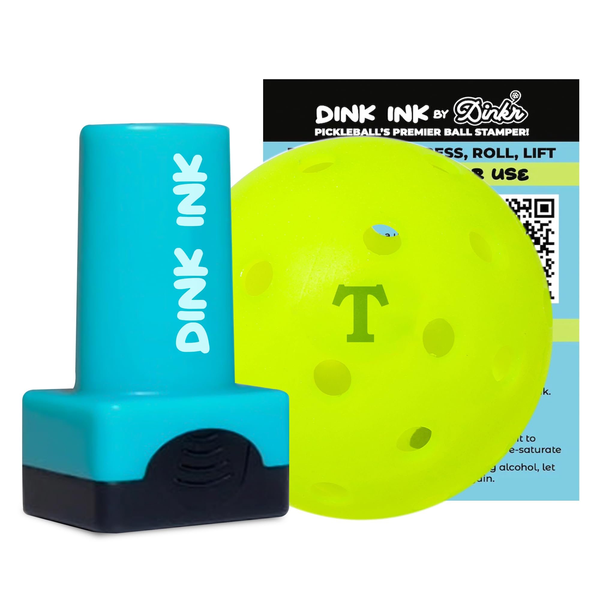 Dink Ink Letters - Pennarello riutilizzabile autoinchiostrante per pickleball, personalizza i tuoi sottaceti con precisione, inchiostro resistente ad asciugatura rapida e senza sbavature, perfetto per