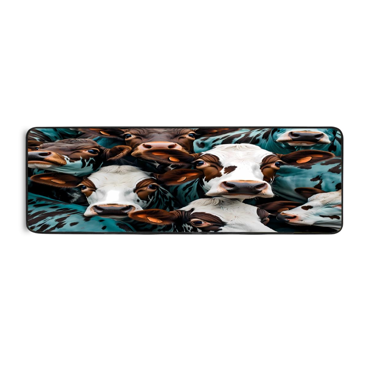 Tapis de cuisine lavable anti-fatigue long pour stopper les glissades et les taches