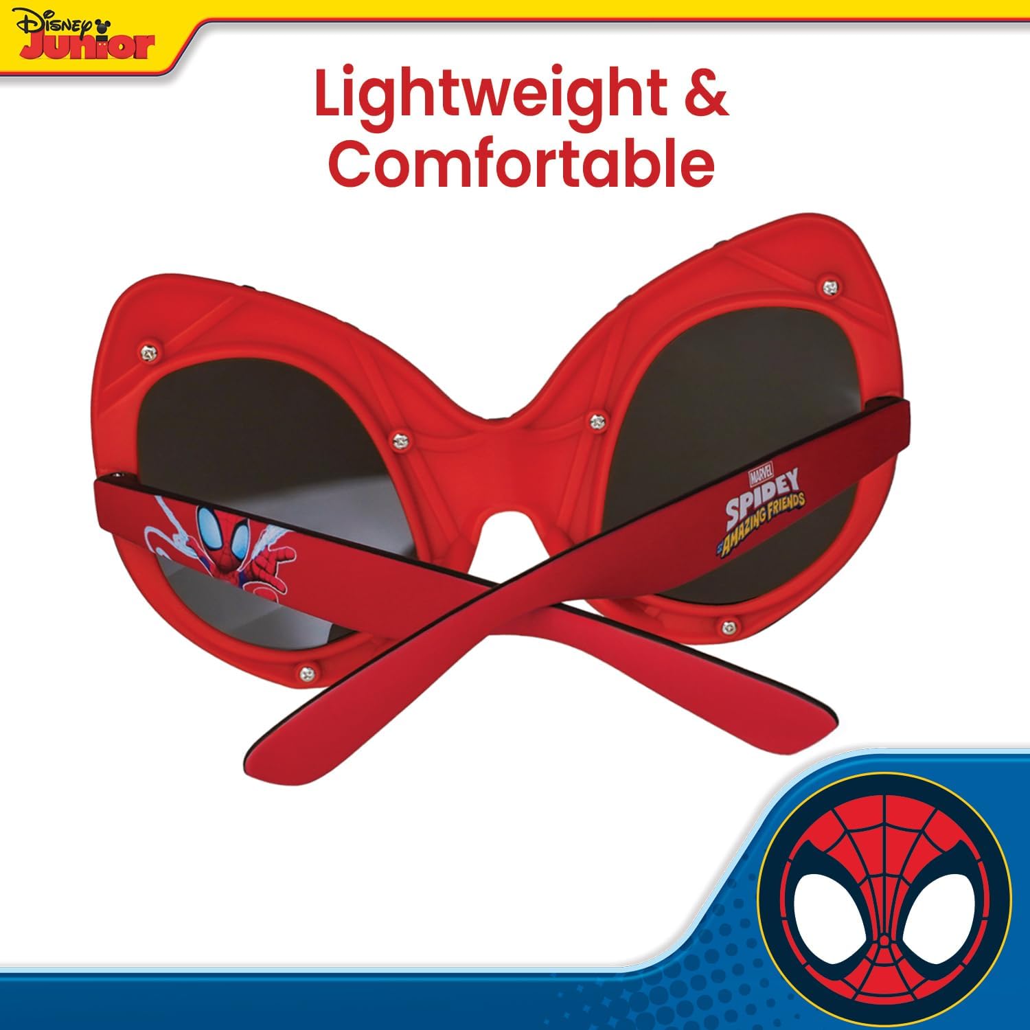 Sun-Staches Spidey and His Amazing Friends Sunglasses | Boys & Girls Costume Eyewear | One Size Fits Most Kids - Image 4