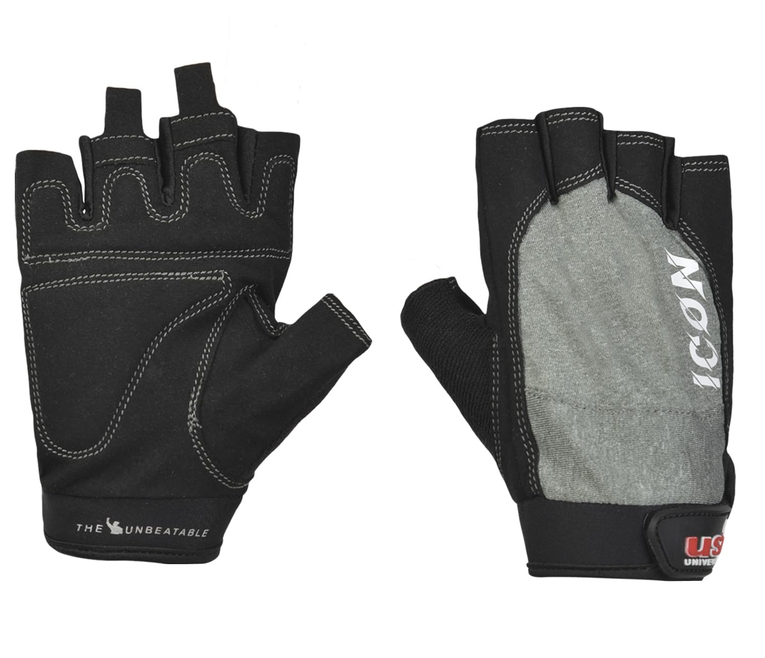 USI UNIVERSAL Gym Gloves, 733IG Icon Fitness Gloves For Men & Women, Workout Powerlifting Gloves, Microfiber, Polyester, Elastane & Foam Construction Weight Lifting Gloves (Small, Grey) (B0CG75VRRY) Amazon Price History, Amazon Price Tracker