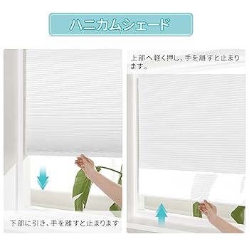 Amazon｜ANONOUS ハニカムシェード つっぱり式 コードレス 1級