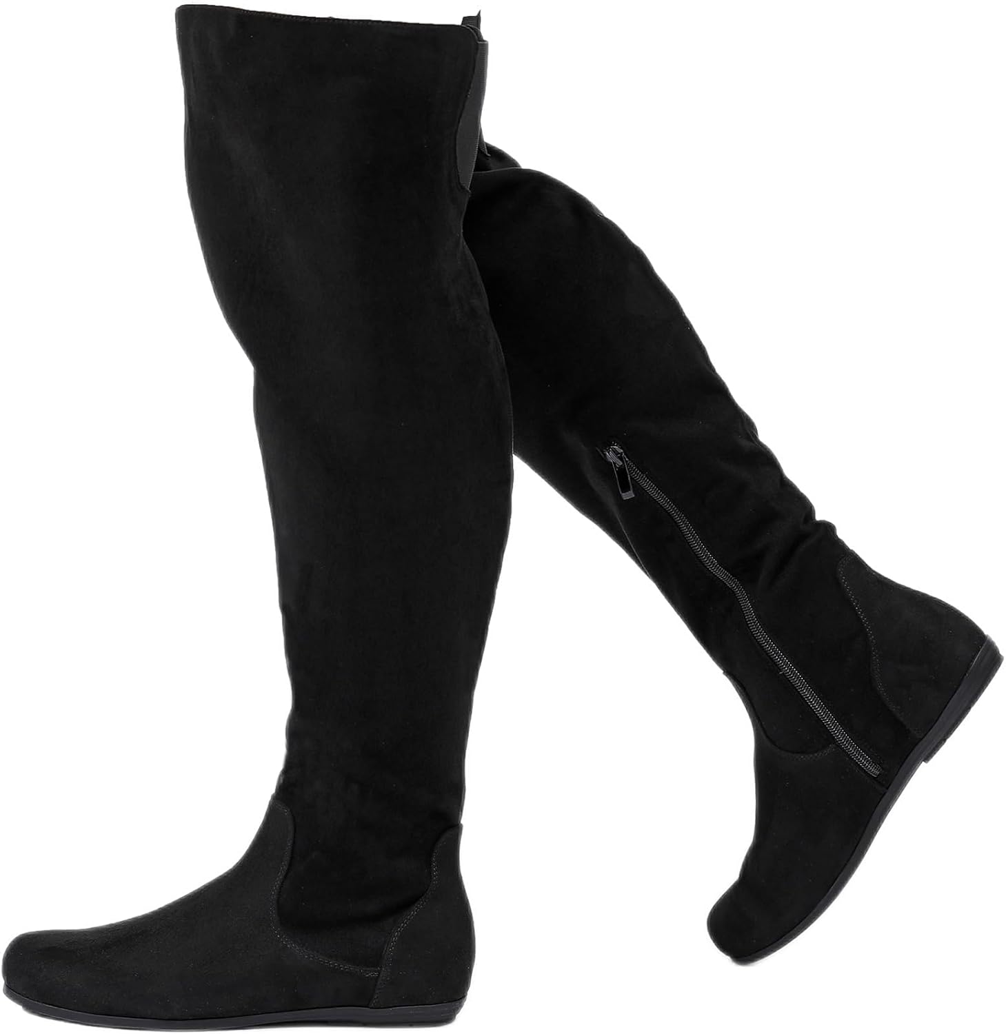Luoika Women's Extra Wide Calf Knee High Boots, Wide Width Winter Tall Boots.