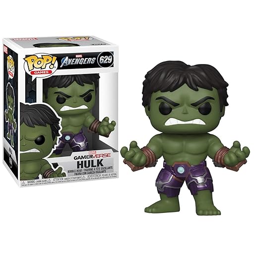 Funko Pop! Marvel: Avengers Game - Hulk (Stark Tech Suit), Multicolor, Model:47759