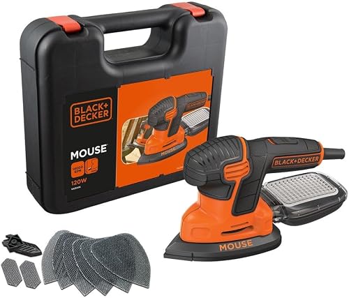 BLACK+DECKER Mouse Ponceuse 120 W nouveau design, KA2500K -QS - 1
