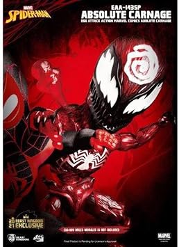 Beast Kingdom Marvel Comics: Absolute Carnage EAA-143SP Egg Attack Special Edition Action Figure, Multicolor