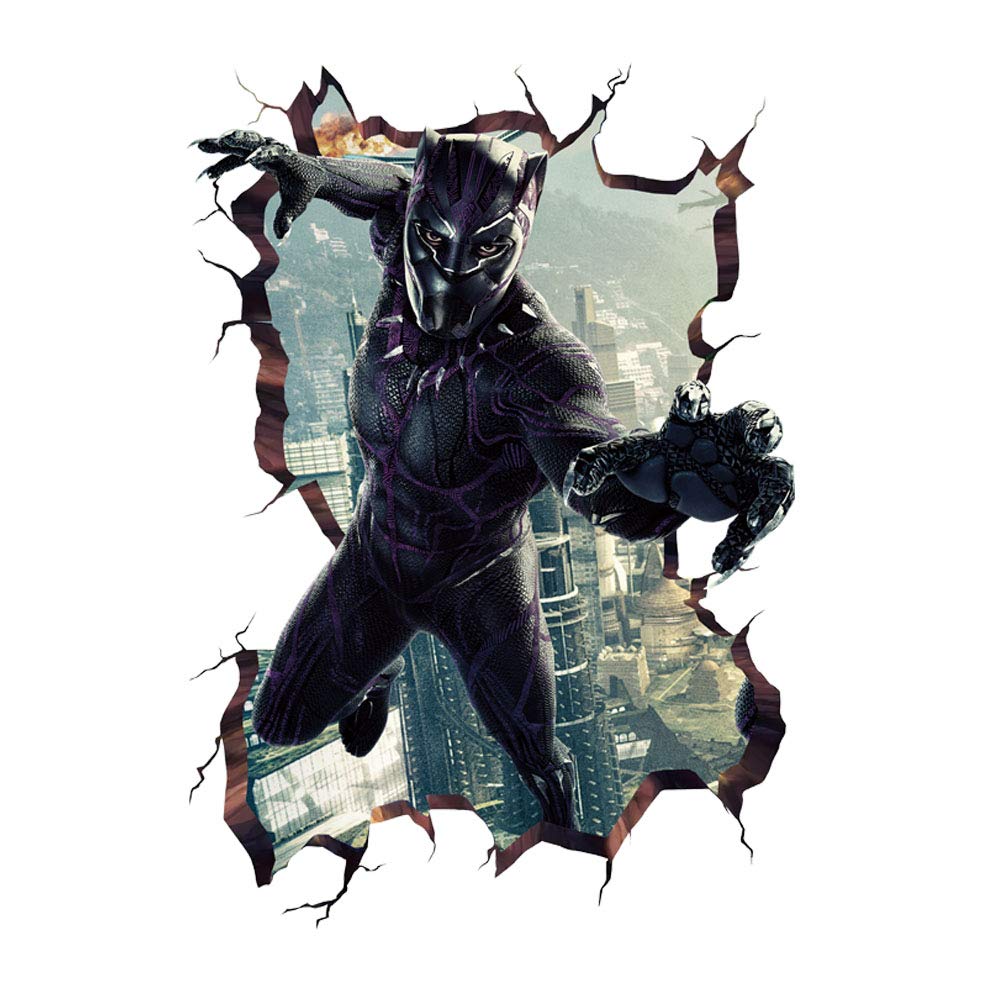 NA-1 Wall Decals Decal Stickers Decor Room Boys end Game Super Hero Black Panther Sticker Kids Bedroom