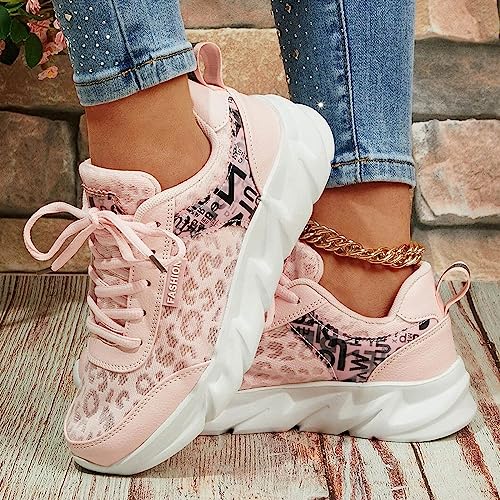 Zapatillas cómodas mujer para caminar y viajar con malla transpirable 5