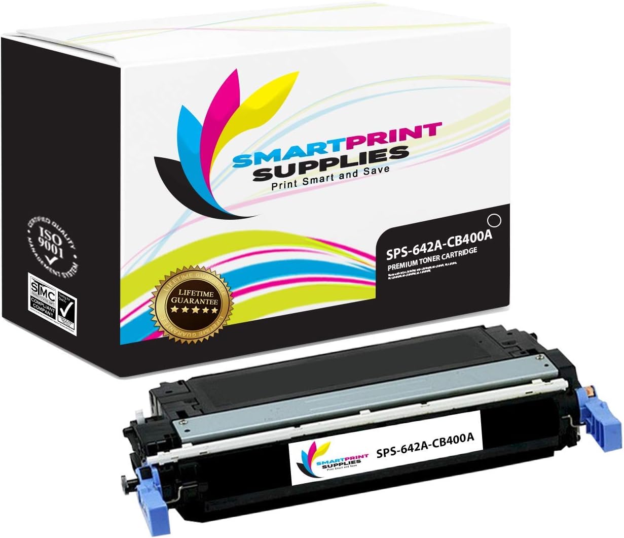 Compatible 642A CB400A Black Toner Cartridge Replacement for HP Color LaserJet CP4005 Printers (7,500 Pages)