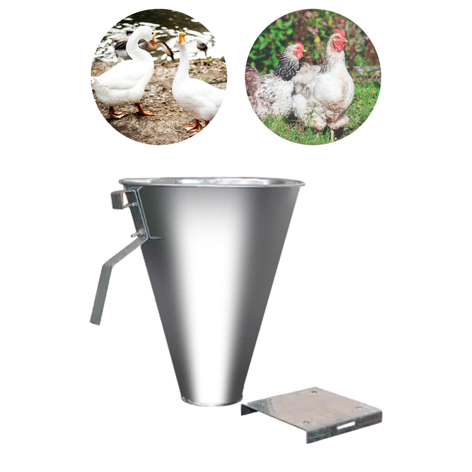 3 Pack Large-Sized Chicken Restraining Cone For Poultry, Heavy-Duty ...