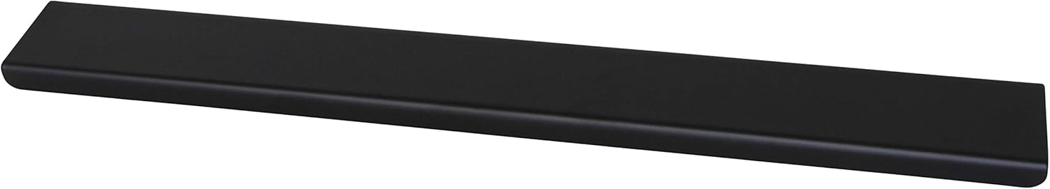 RCH Hardware PL-SS161-280 Solid Stainless Steel Modern Finger Edge Pull, 12 7/8 Inch, Black (10 Pack)