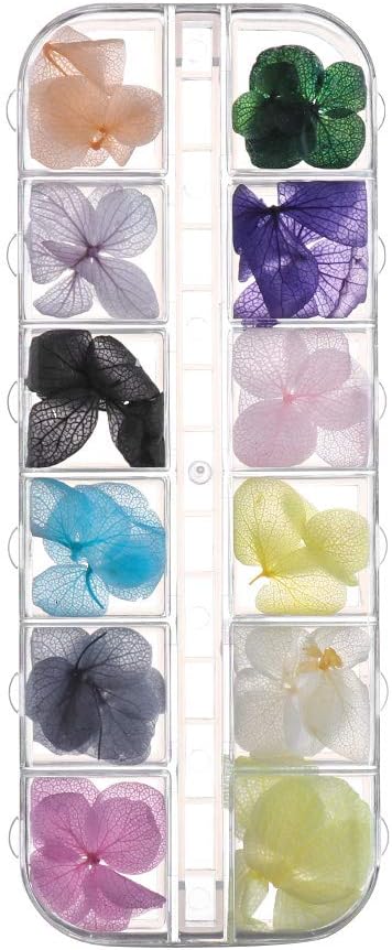Dried Flowers Set,Nail Accessories Sticker Decor Floral Leaf Mixed Color Nail Dried Flower Manicure Tips Nail Art Decorations