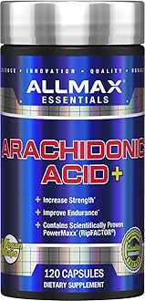 ALLMAX Essentials Arachidonic Acid+ - 120 Capsules - Increases Strength & Improves Endurance - Gluten Free - 30 Servings