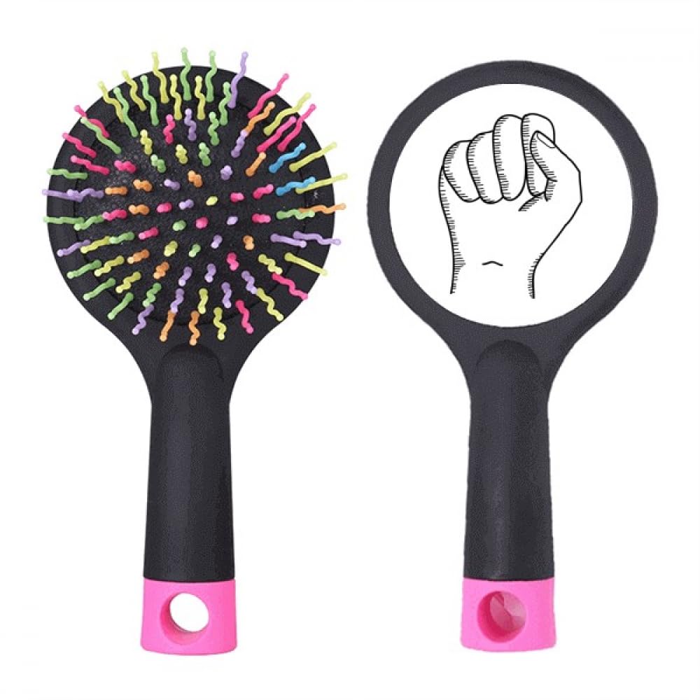 Brosse à cheveux démêlante à base coussin flexible haute résilience - 4
