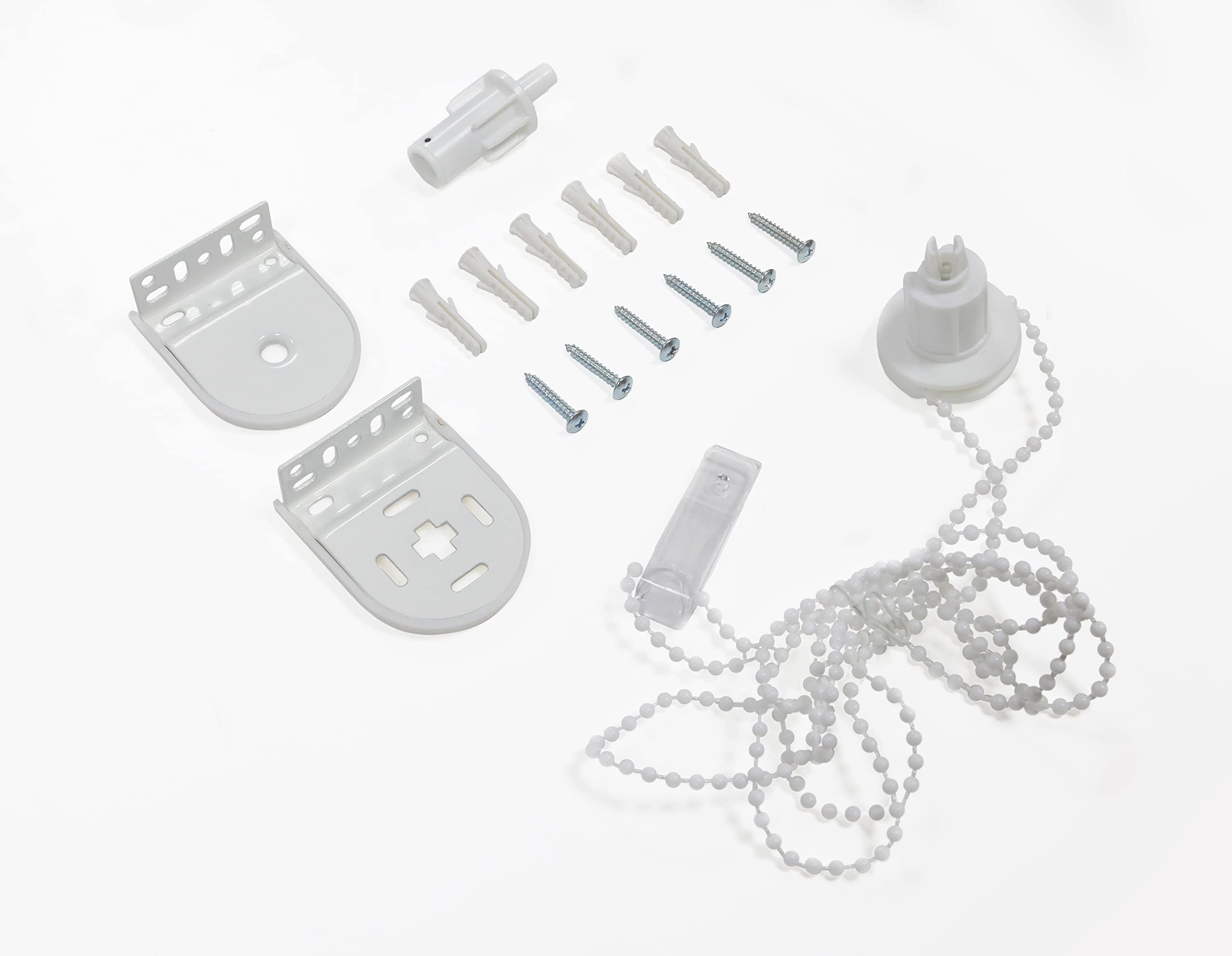 Lister Cartwright White Roller Blind Fittings 25Mm Brackets Metal Replacement Parts(Premium)