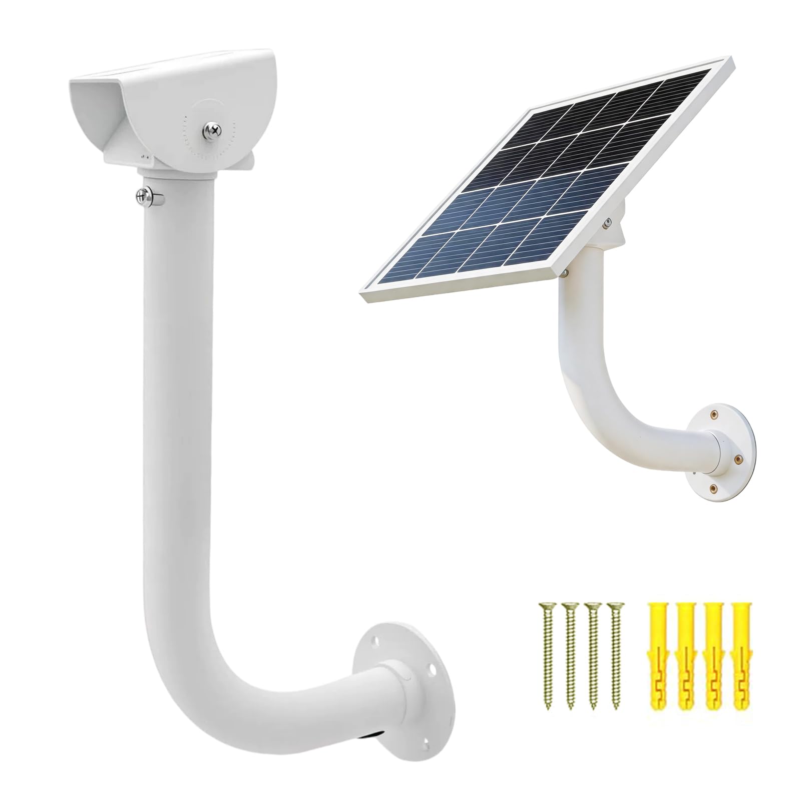 Photo 1 of Hiyoo Universal Solar Panel Wall Mount Bracket - White