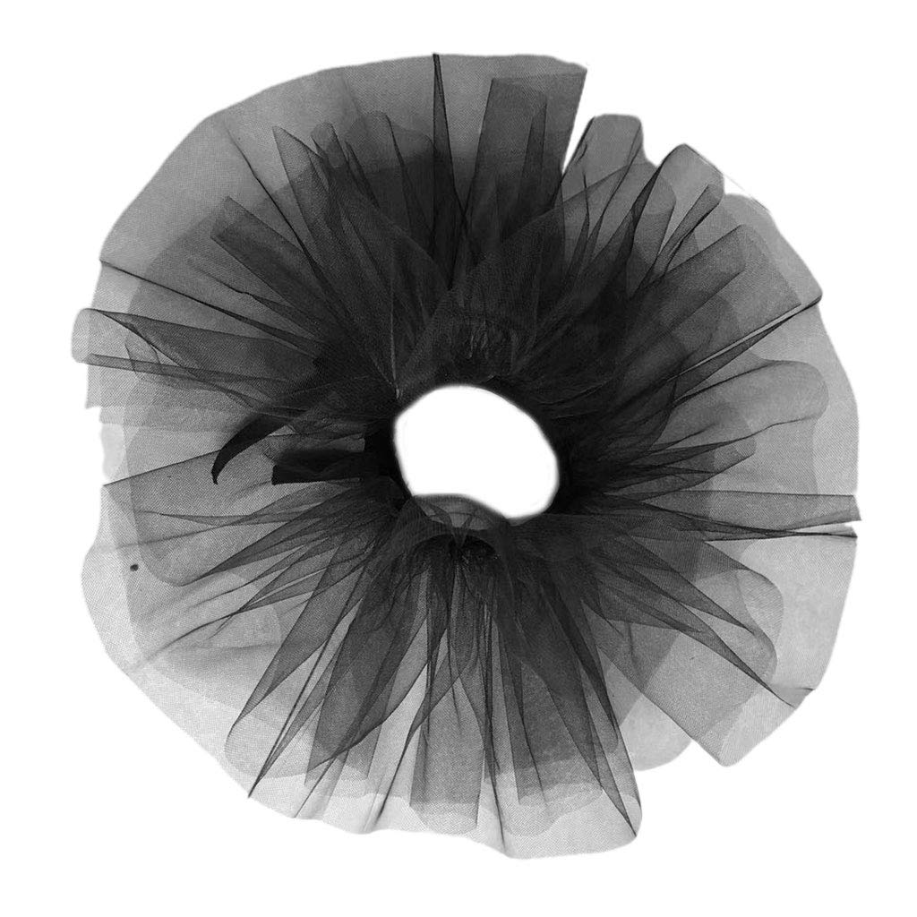 yunestry Women Vintage Mesh Neck Ruff Detachable Tulle Ruffle Collar Renaissance Victorian Halloween Cosplay Costume Clown Choker