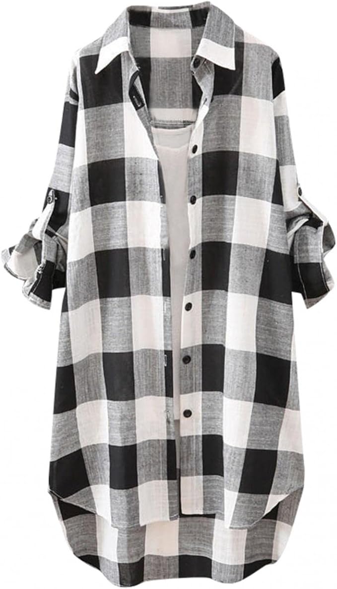 Amazon Tシャツ レディース 半袖 Nananey Tシャツ レディース 大きいサイズ シャツ 夏 長袖 ｔシャツ カーディガン ストラ イプ 上着 スリム 薄手 通気 韓国風 カジュアル ｙシャツ 紫外線防止 ゆったり アウトドア 春夏 通勤 日常 春夏 Tシャツ カットソー