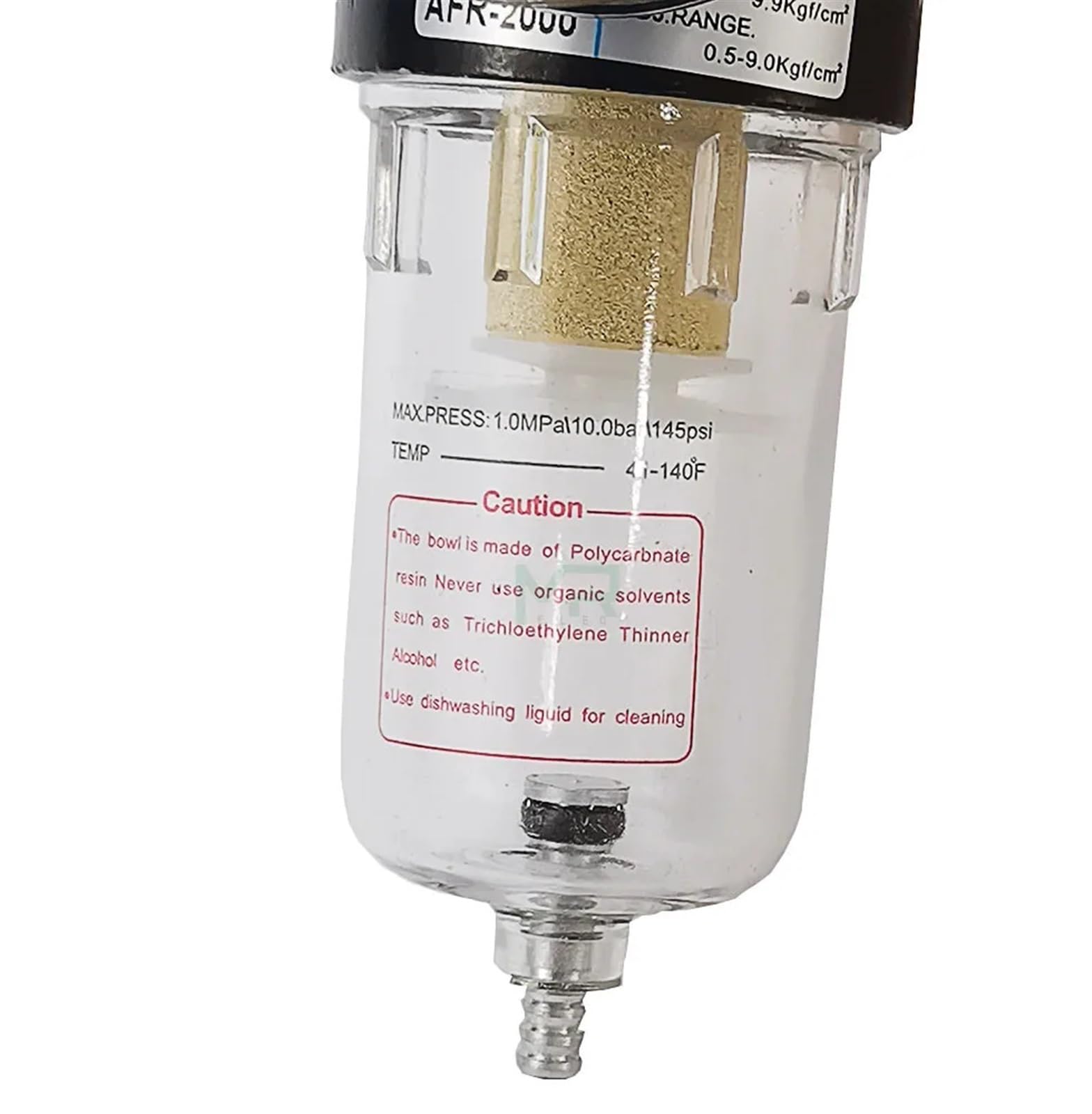 AFR-2000 Regulator filtra pneumatycznego Jednostka uzdatniania powietrza Zestaw miernika ciśnienia i separacji oleju i wody (Afr-2000 W Pc-10mm)