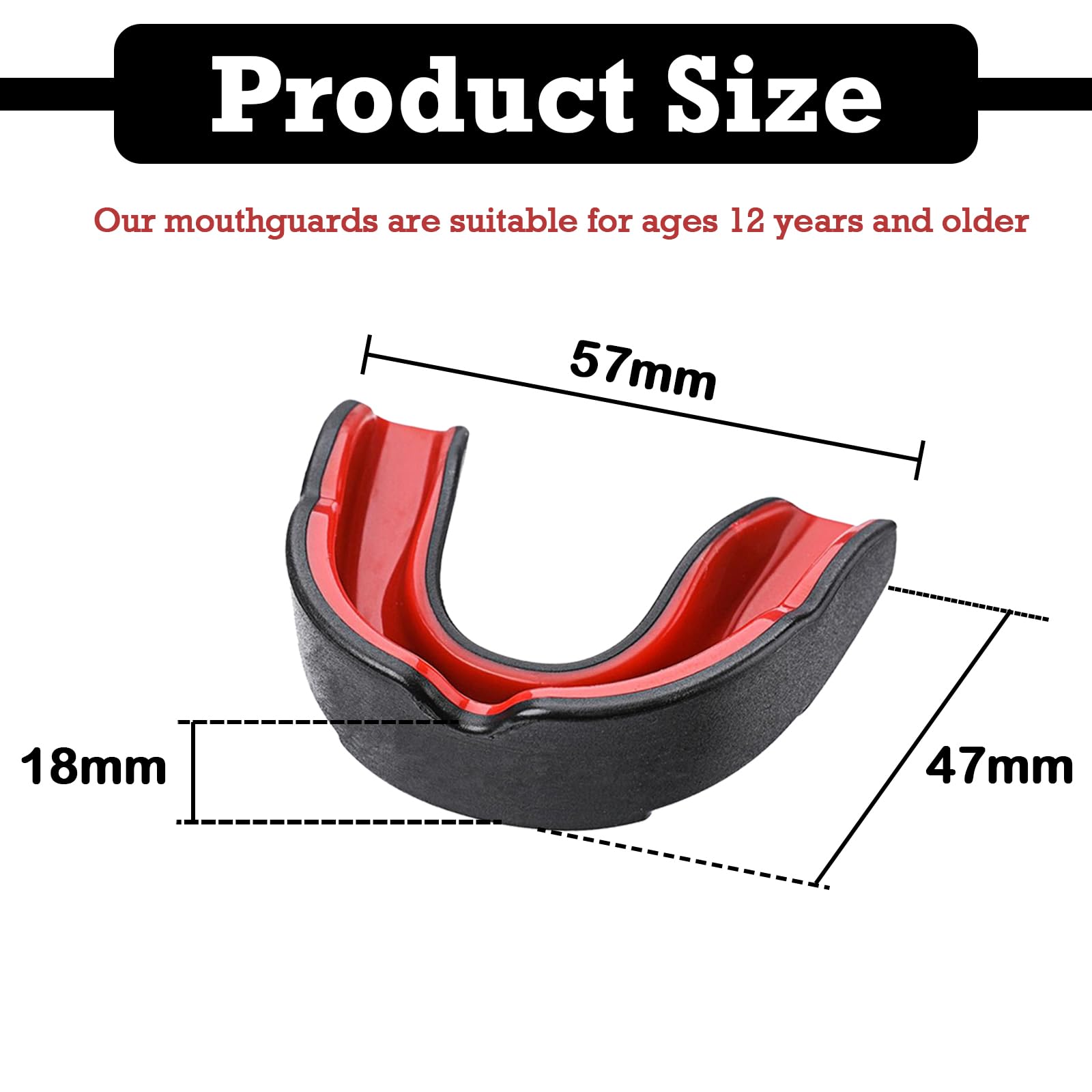 2 Protections Dents Boxe Adulte - Protège-Dents Sport Avec Boîte Portable Pour Rugby, Arts Martiaux & Karaté