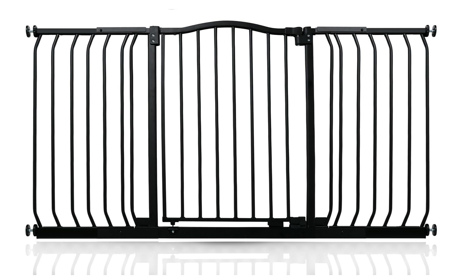 Safetots Curved Top Safety Gate, 71cm - 80cm, Matt White, Pressure Fit Stair Gate, Baby Gate for Doors Hallways and Spaces, Safety Barrier, Easy Installation — view 47