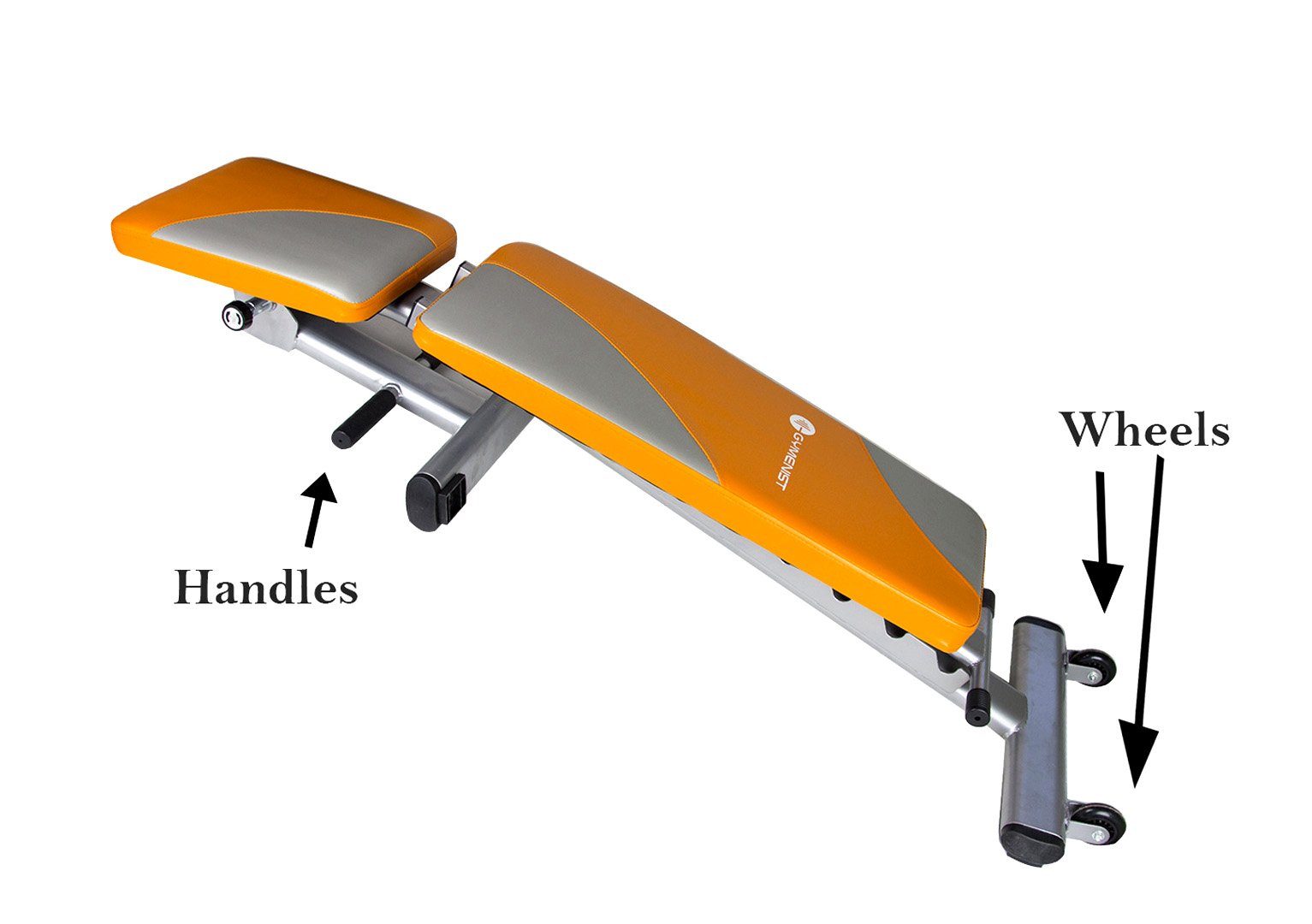 Gymenist Exercise Bench Foldable Can Be Used Different Angles