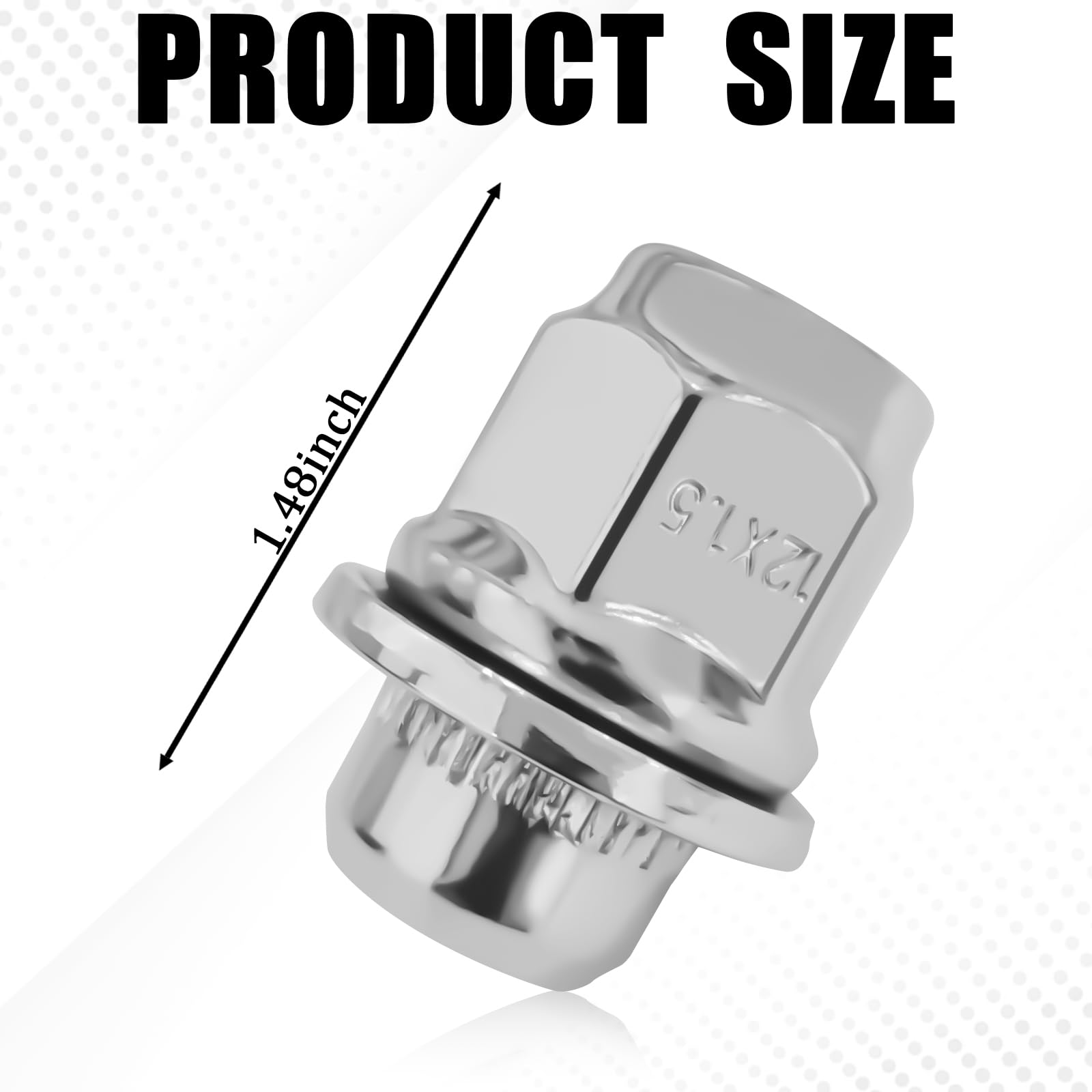 Chrome Lug Nuts - Toyota Corolla Camry Tacoma -2