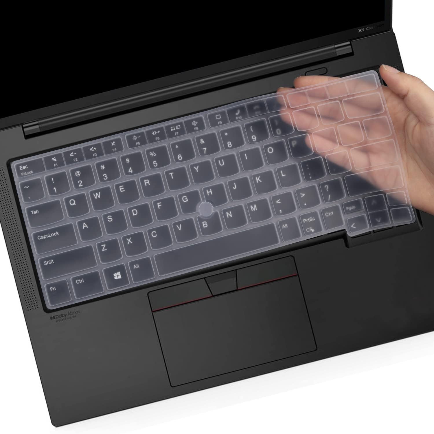 RAYA Silicone Keyboard Cover Only Fit for Lenovo Thinkpad E14 (Gen5/Gen6) & Thinkpad L14 (Gen4) Thinkpad T14s (Gen4) Laptops [Will NOT FIT for Any Other Gen or Series Model of Thinkpad] (Transparent)-image-8