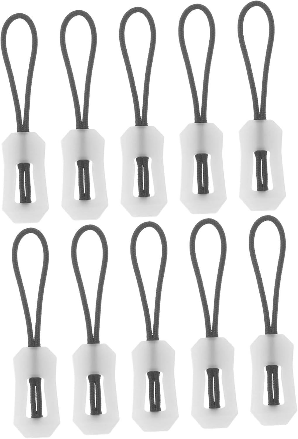 Gadpiparty 40pcs Glow The Dark Zipper Pulls for Jackets Replacement Slider Tab Sturdy Multi-Function Zipper Repair
