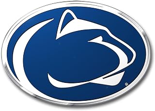 FANMATS 60553 Penn State Nittany Lions Heavy Duty Aluminum Embossed Color Emblem, Auto Emblem Decal