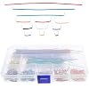 Preformed Box Wire for Breadboard 560pcs Jumper with 14 Kit Different Lengths Assorted Colour with Random Color Electronics and Prototyping