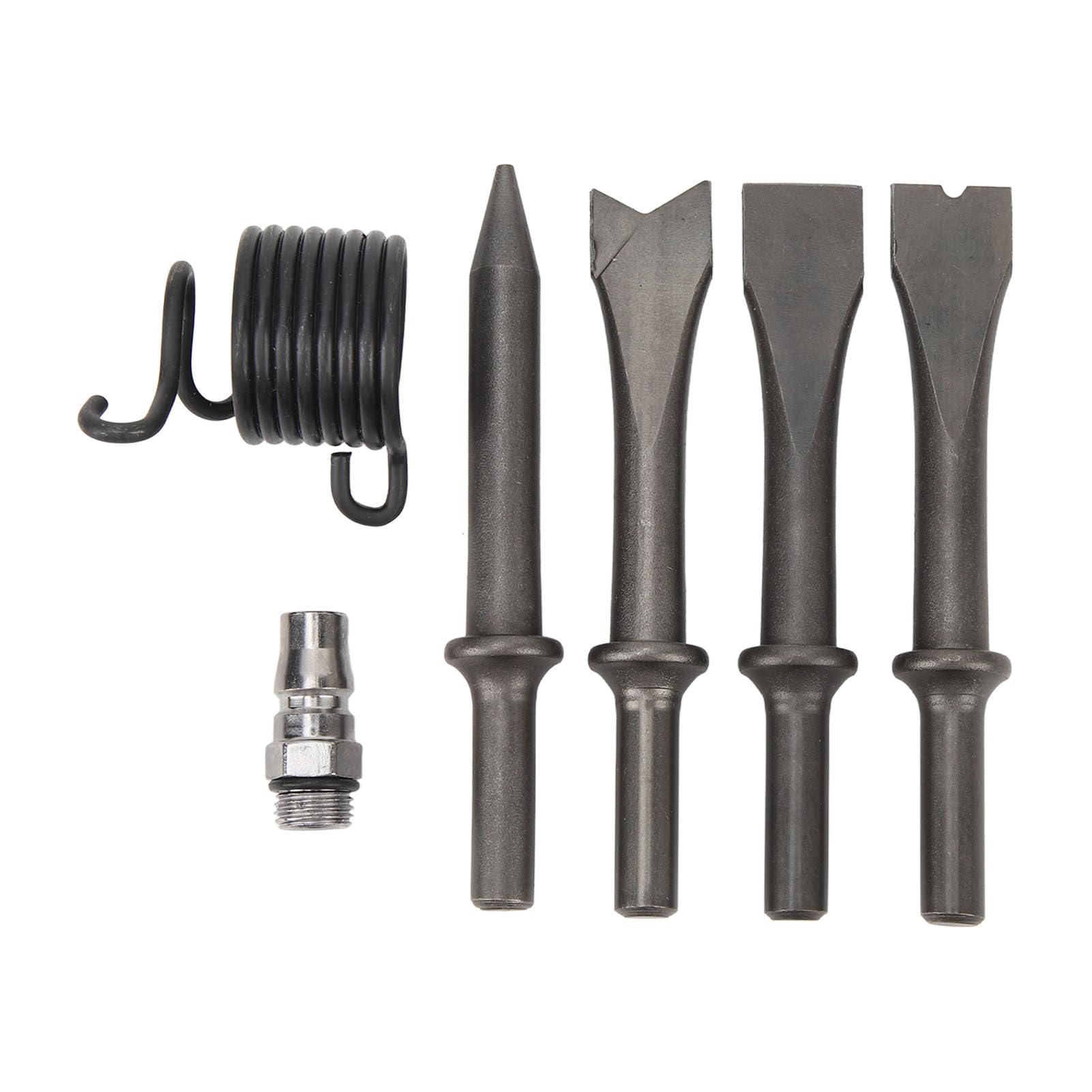 Generic Zestaw Dłut Pneumatycznych do Młotów Pneumatycznych Wielofunkcyjny do Naprawy Samochodów, Układów Wydechowych i Cięcia Metalu 1 Szt (Krótka lufa 150 mm)
