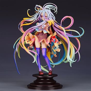 No Game No Life Shiro Anime Figure 1/7 Yuu Kamiya Art Works 9.5in PVC