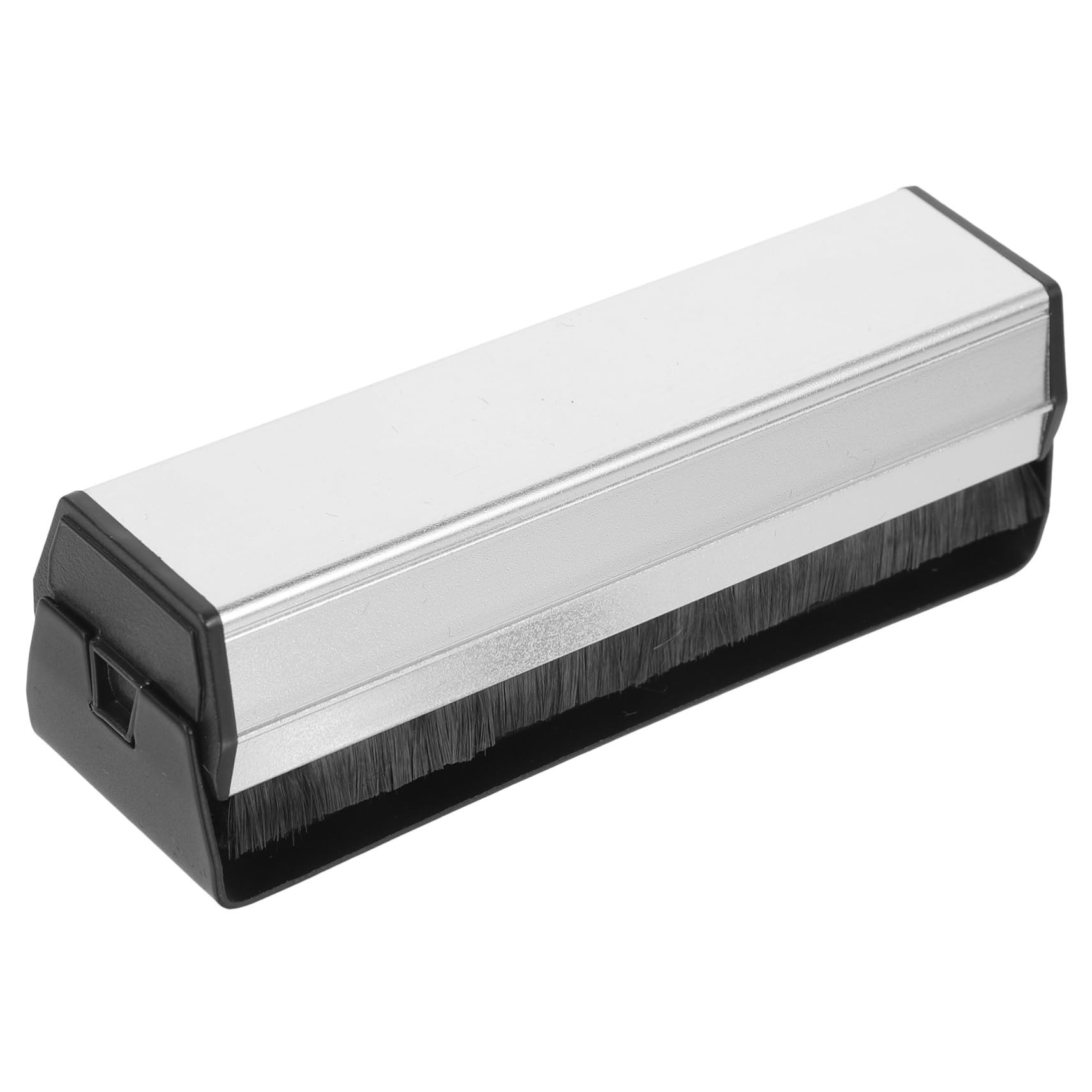 Cepillo para Limpieza Vinilos Duradero de Aluminio Elimina Polvo y Estático Protege Discos Antiguos y Agujas Profesional para Tocadiscos