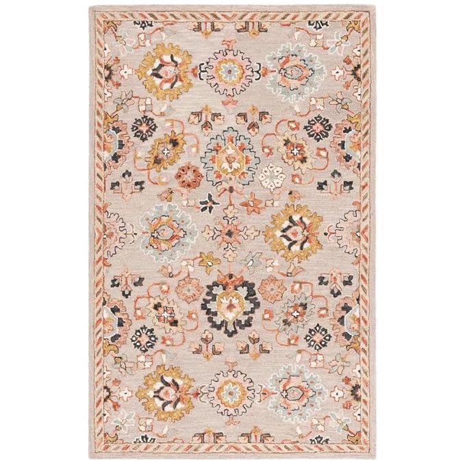 Image of Handmade Primium Collection Pure Woolen Carpet for Living Room,Bedroom and Hall (6 X 9) Feet Color Multi-2
