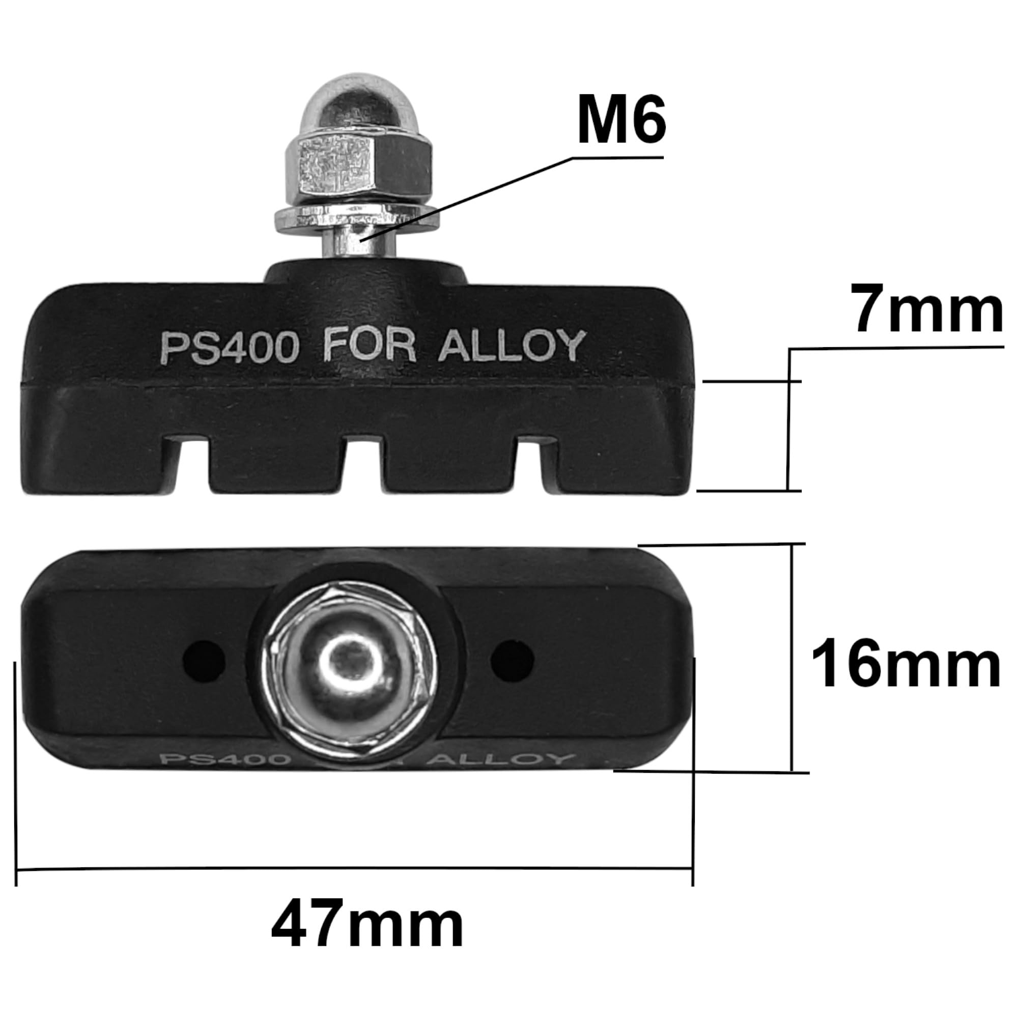 4x Pattini Freno Completamente Nuovi Per Bici Da Corsa Vintage Ed Eroica – Universal