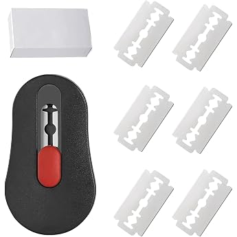1 B ckermesser Satz Mit 6 Individuell KlingeBrot Einschneidemesser Tragbarer BrotklingeBrot Backen Zubeh r F r Brot Und Br tchenSchwarz