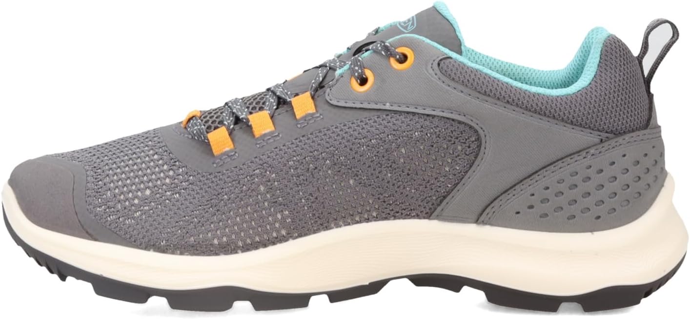 KEEN Women's Terradora Speed Breathable Lightweight Hiking Sneakers, Steel Grey/Ipanema, 8.5