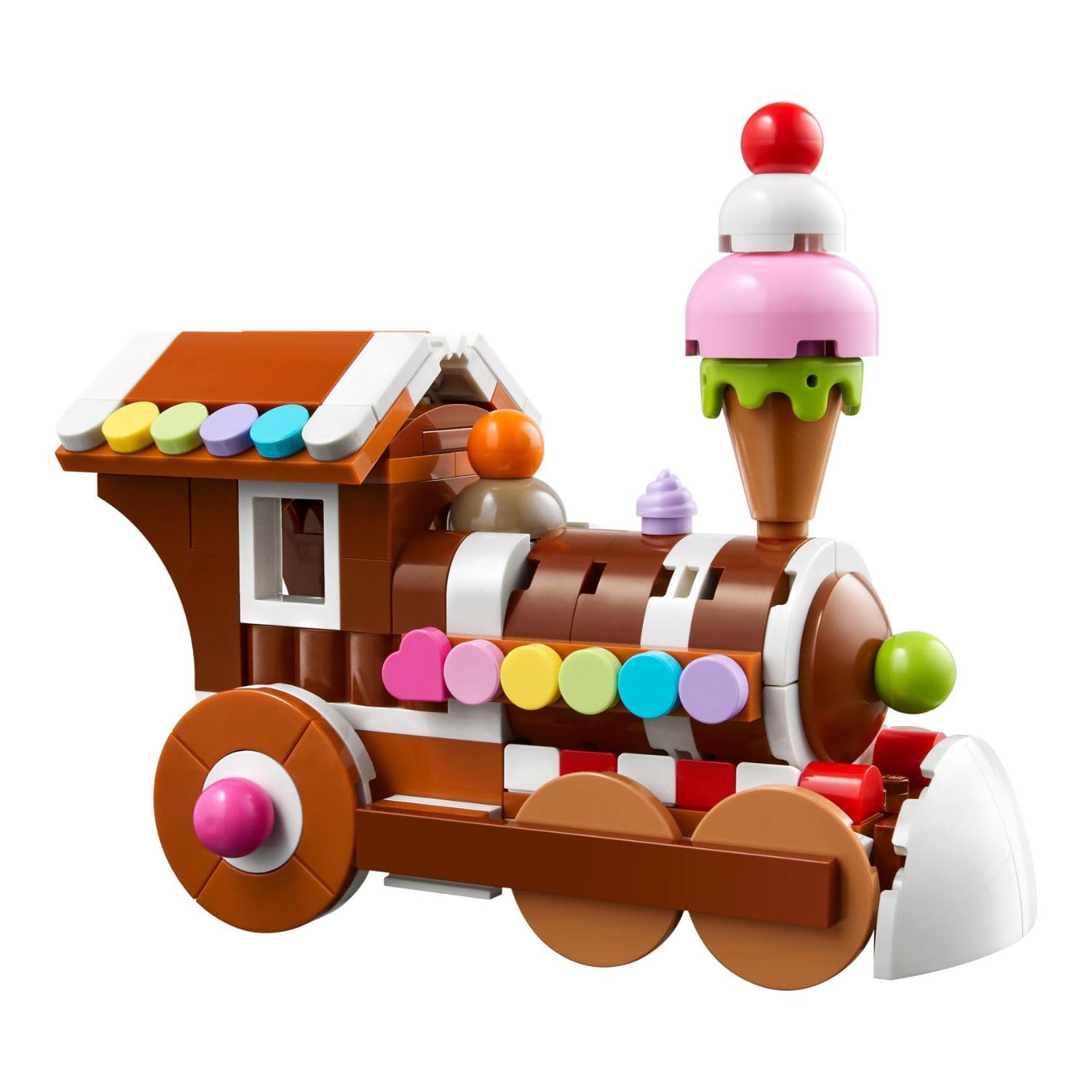 LEGO Creator Celebration Series Gingerbread Train Ornament, 190 Pieces, Set 40777, Building Toy for Ages 8+ - Image 3
