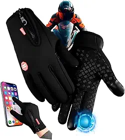 Luva Térmica Resistente à Água Touch Screen – Antifrio para Motociclista, Bike e Motoboy com Proteção e Conforto