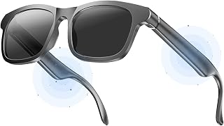 articulo Foluu Gafas de sol de audio Bluetooth 5.4 con altavoz y micrófono, lentes polarizadas UV400, música inalámbrica, manos libres, marco ligero para conducir, ciclismo, correr