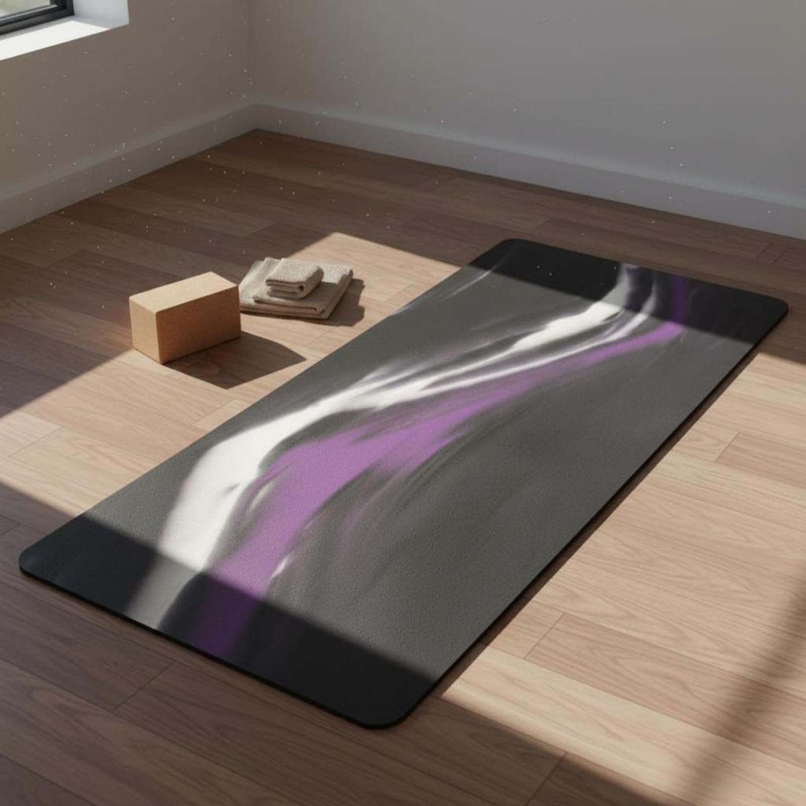 Gralara Tappetino Pilates Dolphin Spine Balance Training con Supporto a E Struttura in Gomma per Allenamento a Casa.