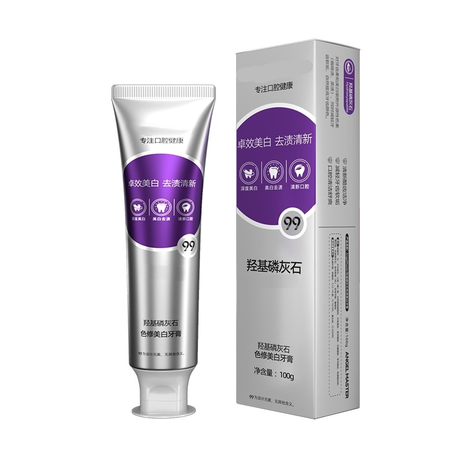 Pasta de Dientes Correctora de Color 100g | Refresca el aliento y limpia suavemente la superficie de los dientes.(3pcs)