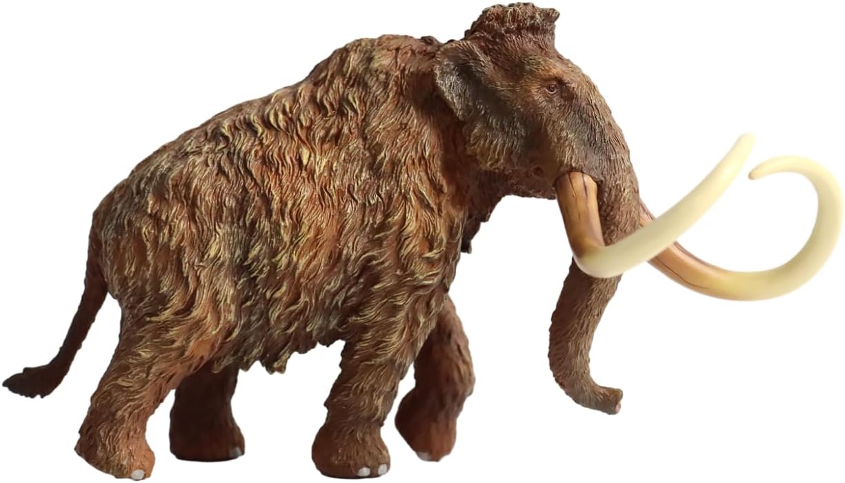 TNG Mammonteus Primigenius Figure Elephantidae Realistic Prehistoric Animal Collection PVC Model Wonderful Decoration Gift for Adult