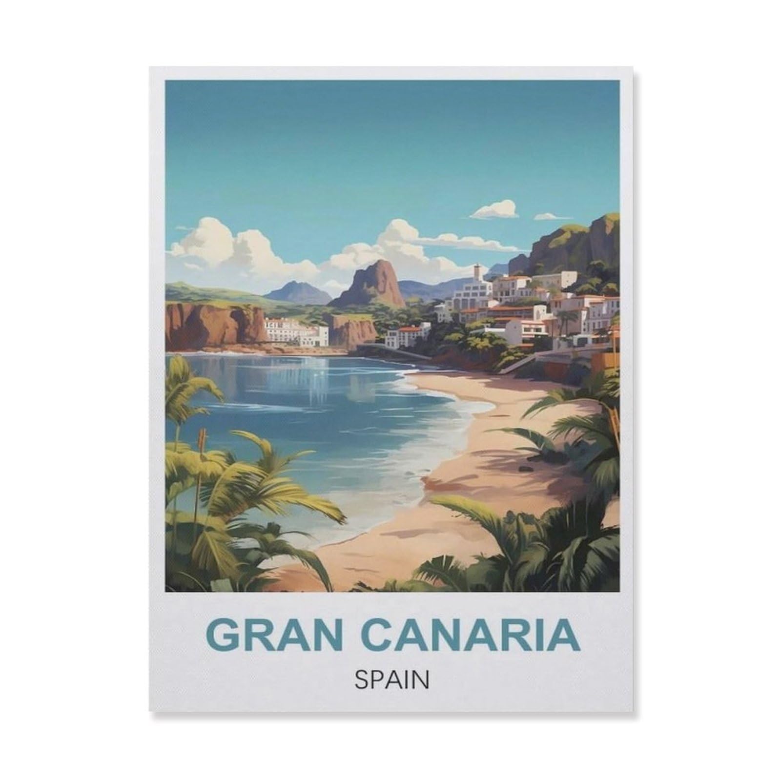 Metal Signs，Gran Canaria Spain(30x40cm）
