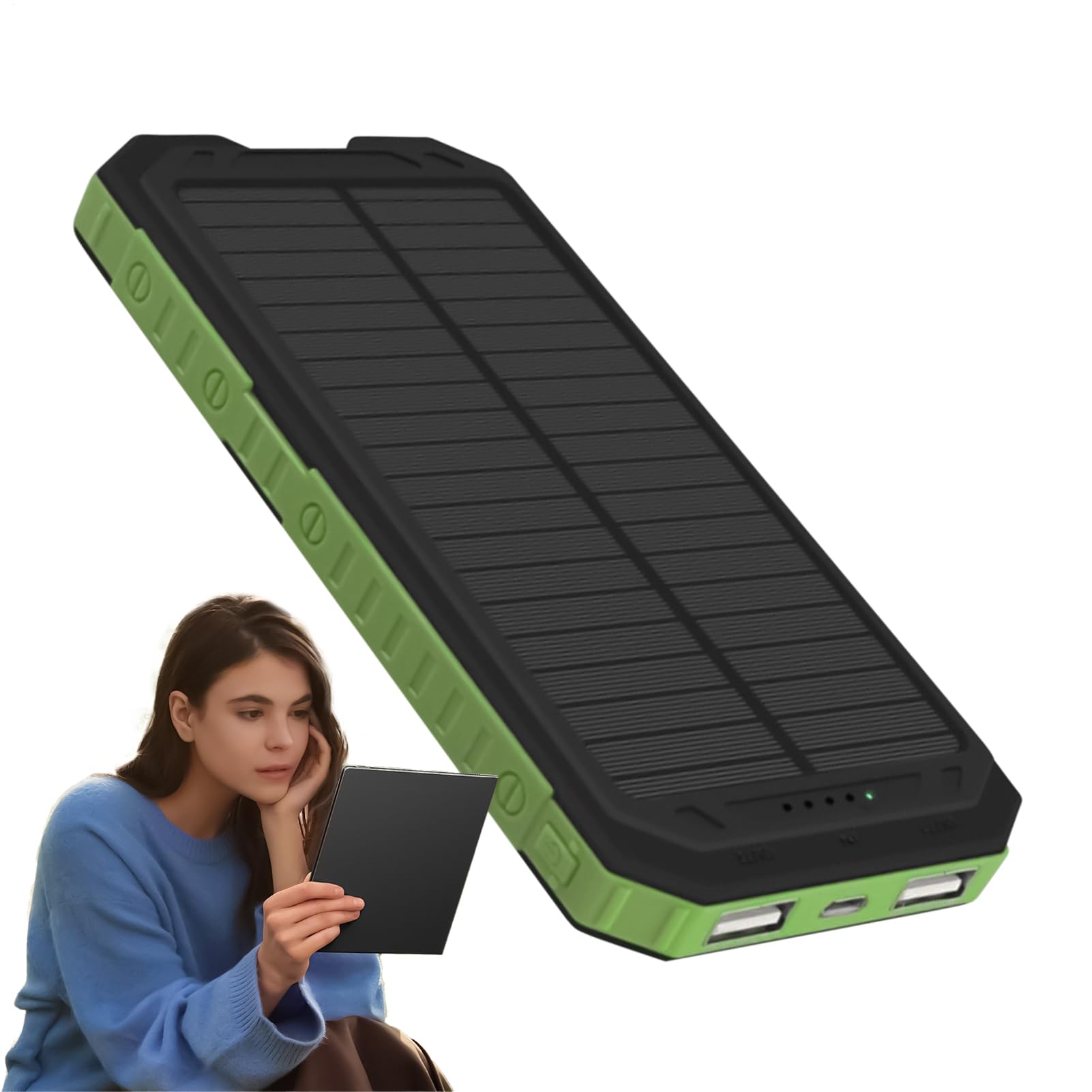Dispositivo de protección ligero y resistente a impactos para cargador solar