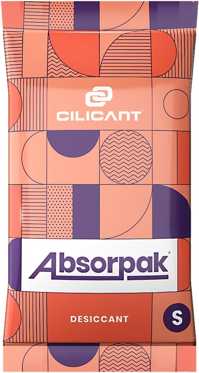 Absorpak Desiccant Packs for Storage - Silica Gel Packets Moisture Control - 500 pcs Small (2g each) - Silica Packets for Shoes, Clothes, Electronics, Moisture Absorbers for Food Pantries & Households